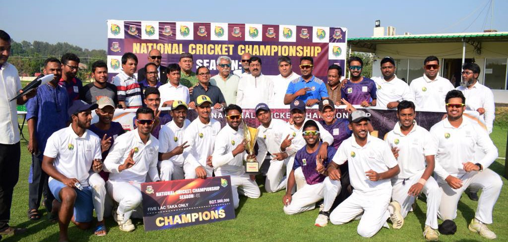 The 3-day final of the 64 team 41st National Cricket Championship  (NCC) Season ended in a draw today