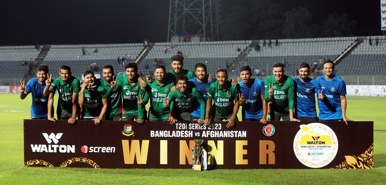 Bangladesh wins the Walton T20i series against Afghanistan by 2-0
