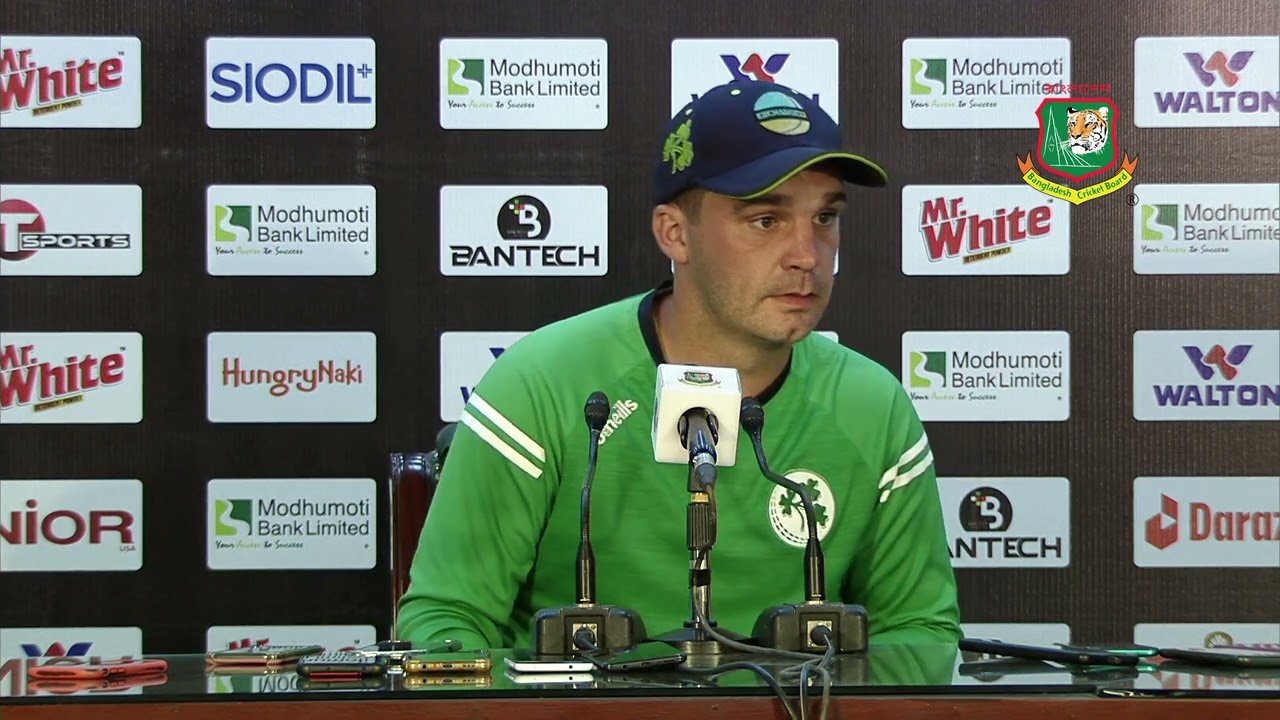 Press conference (Close of Play, only test) | Andy McBrine, Ireland | Day 02