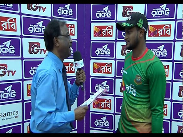 [Interview] Man of the Match Shakib Al Hasan thanks the fans