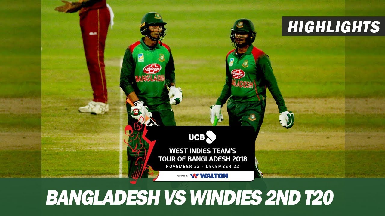 [Highlights] : Bangladesh vs Windies || 2nd T20I