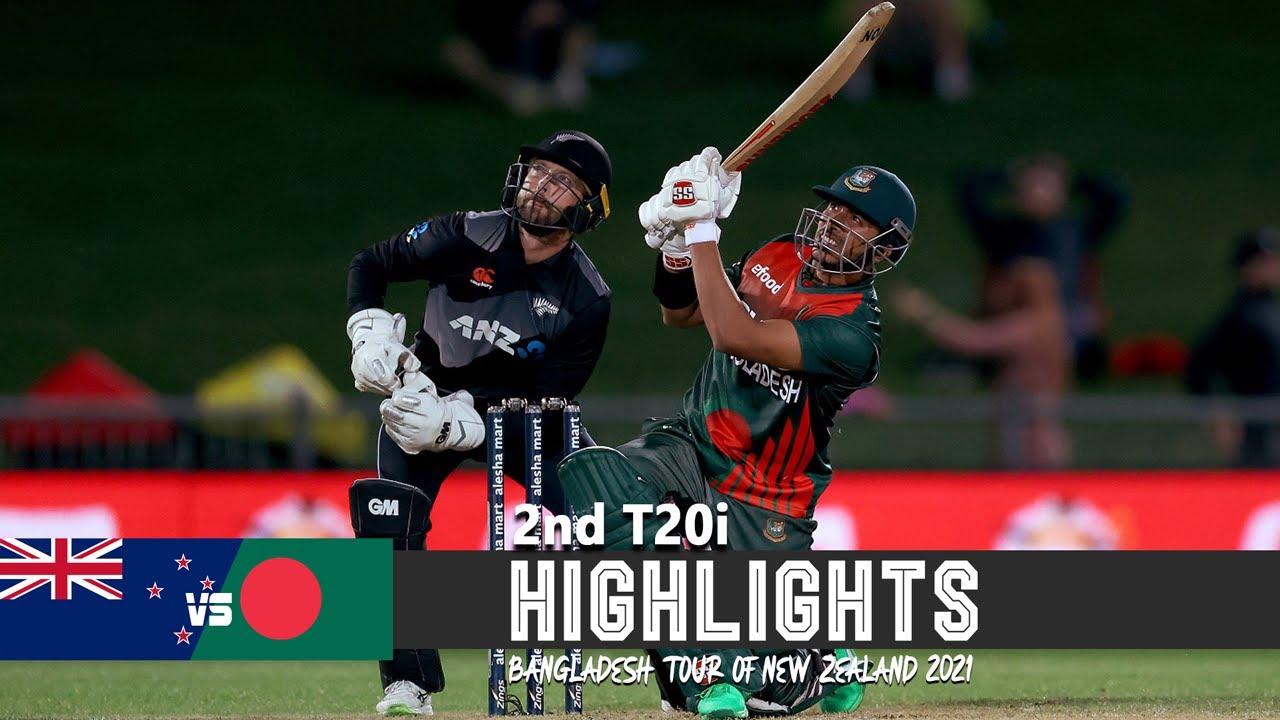 [Highlights] : New Zealand vs Bangladesh | 2nd T20I | Bangladesh tour of New Zealand 2021