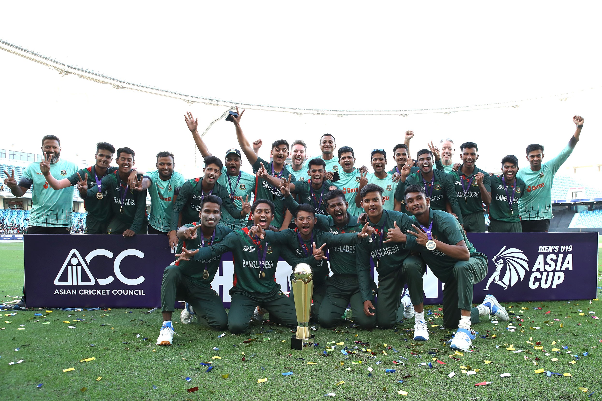 Bangladesh Under19 clinched maiden ACC Under19 Asia Cup title