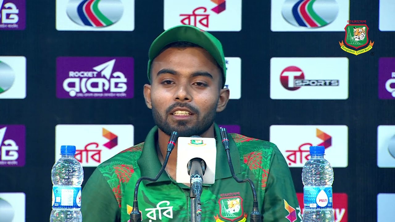 2nd ODI  | Post-match media conference | Tawhid Hridoy, Bangladesh