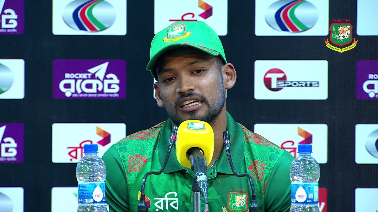 Post-match media conference | Najmul Hossain Shanto, Bangladesh Captain | 3rd ODI