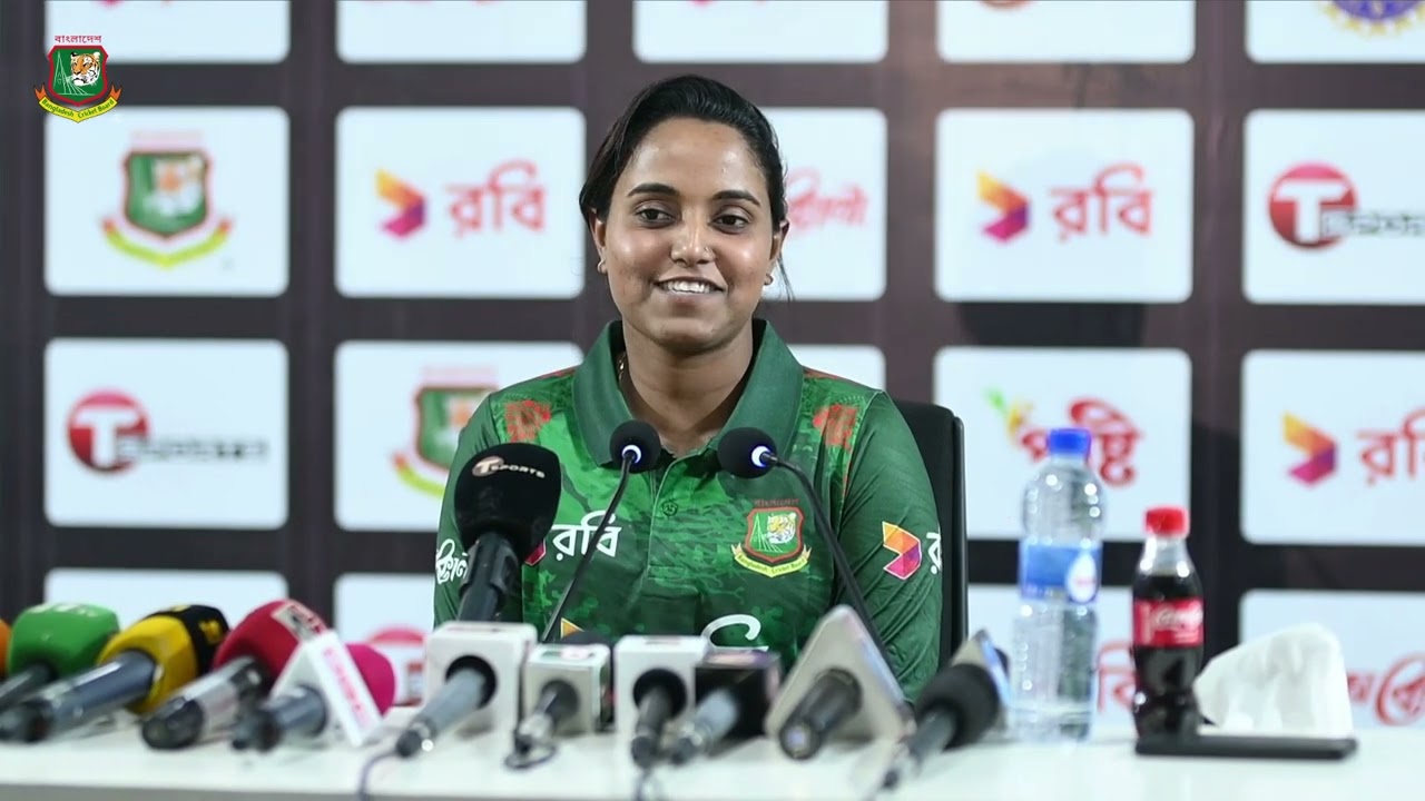 Pre-series media conference | Nigar Sultana Joty, Captain Bangladesh Women’s Team